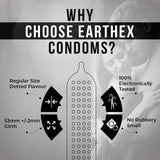 EarthEx 576 Dotted - 30 Condoms, 10s(Pack of 3)